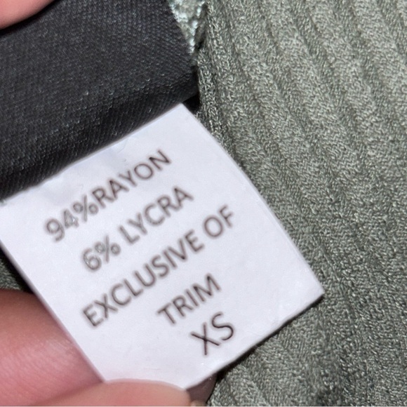 Y2K Only Hearts N.Y.C. Helena Stuart Stretch Ribbed Twisted Knot Midi Dress VTG - Picture 12 of 12